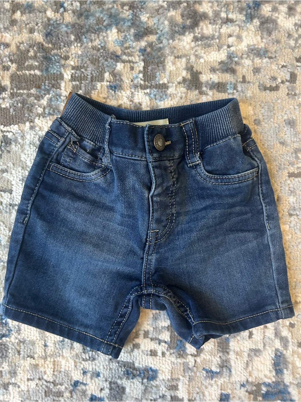 Levi's Dark Blue Denim Kids Shorts